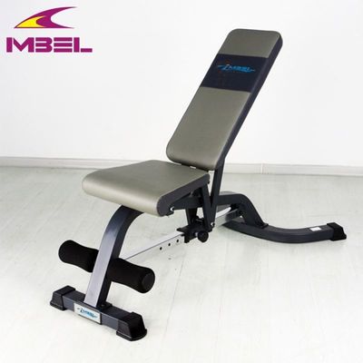Verstelbare fitnessapparatuur voor de sportschool Ab Sit Up Bench voor effectieve oefeningen Grijs/Zwart
