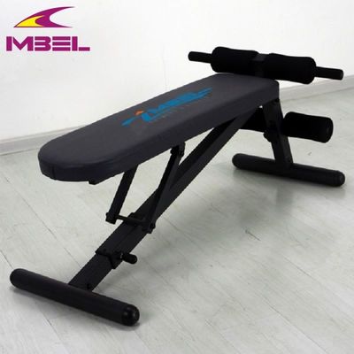 Verstelbare fitnessapparatuur voor de sportschool Ab Sit Up Bench voor effectieve oefeningen Grijs/Zwart