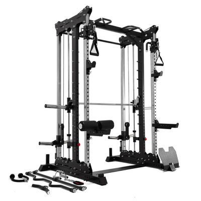 Qingdao Port Loading 3 in 1 Combo Power Rack met Smith Machine Functie Op maat