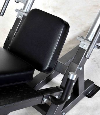 Grijz/zwart Gym Leg Press Hack Squat Machine LCL Steun aanpasbaarheid