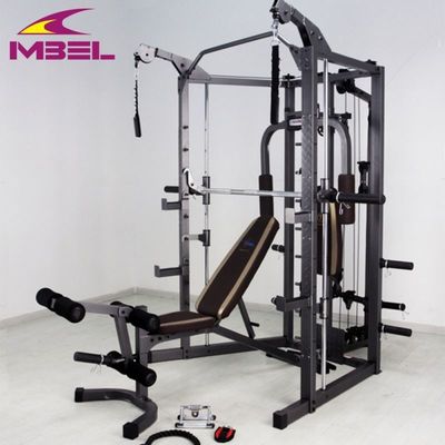 2420*2050*2190mm Fitnessapparatuur Smith Machine voor kracht en uithoudingsvermogen