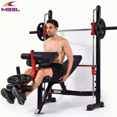 Opvouwbare fitnessruimte verstelbare multi gewichtheffing platte bankpers voor thuismetalen NW kgs 64
