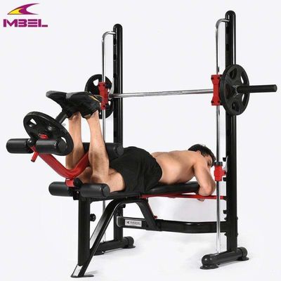 Opvouwbare fitnessruimte verstelbare multi gewichtheffing platte bankpers voor thuismetalen NW kgs 64