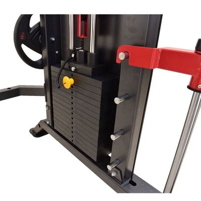 All-in-one gym multifunctionele gymapparatuur power rack smith machine met gewichtsstapel