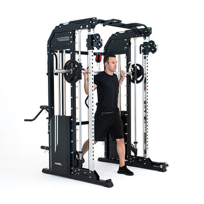 Multifunktioneel fitnessapparaat thuis Functionele trainer Smith machine met laadpoort