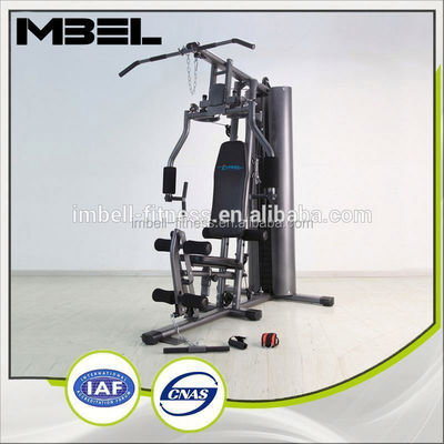 GREY/BLACK Gewichtsplaten bedekt met één station HG9900 Home Gym Krachtoerusting Fitness Oefening Gymmachine