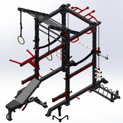 Power Rack voor multifunctionele zware training Afmetingen 2470*330*220mm NW 70kg
