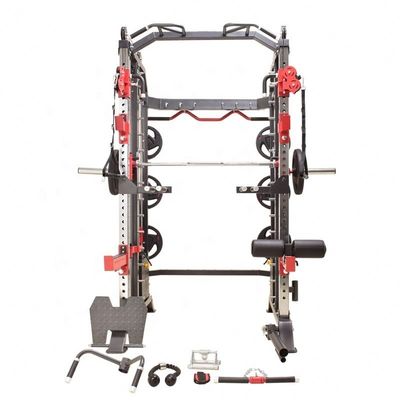 Commerciële sportschool Multifunctionele apparatuur Smith Machine Power Rack Functionele trainer 1700X2120X2300mm