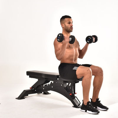 Verstelbare Gym Heavy Duty Bank voor Multifunctionele Fitness Oefening in 1210x742x450mm Grootte