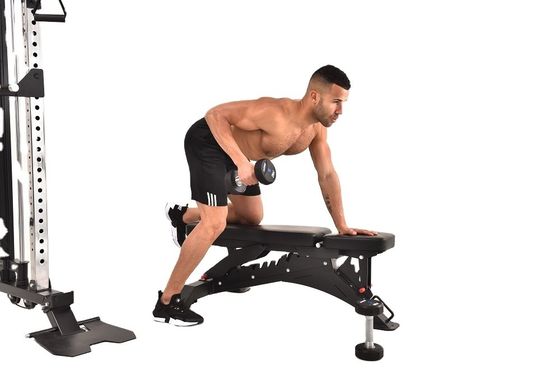 Verstelbare Gym Heavy Duty Bank voor Multifunctionele Fitness Oefening in 1210x742x450mm Grootte