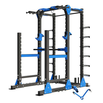 Commerciële sportschoolapparatuur Red Power Squat Rack met aanpasbaar en duurzaam ontwerp