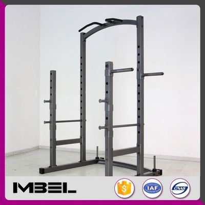 Verbeter uw trainingsroutine met de grijze/zwarte commerciële Smith-machine en de bankpers