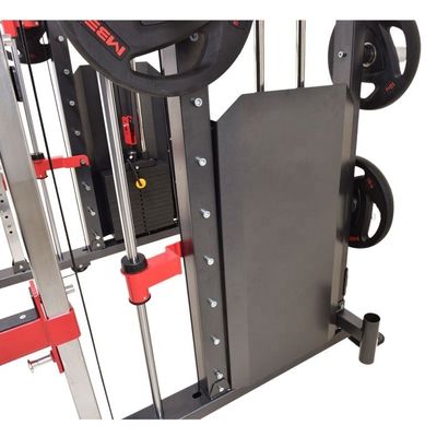 2024 Mensen Zwarte Matt 3 In 1 Fitness Power Rack Multi Functional Trainer Smith Machine