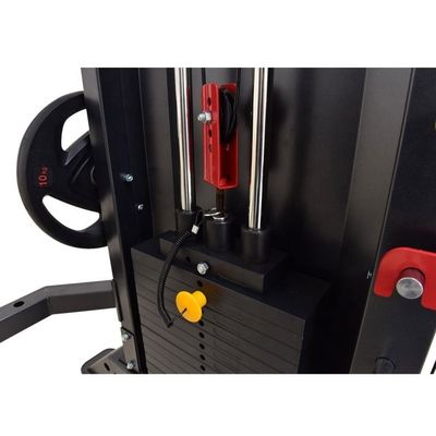 2024 Mensen Zwarte Matt 3 In 1 Fitness Power Rack Multi Functional Trainer Smith Machine