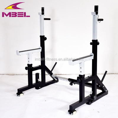 NO Opvouwbare geïntegreerde gymtrainer Chinese verstelbare bank squat rack