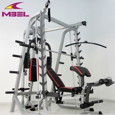 152 kg NW Grijs/Zwart Gymtoestel Smith Machine voor Krachttraining