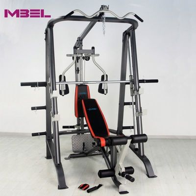 152 kg NW Grijs/Zwart Gymtoestel Smith Machine voor Krachttraining