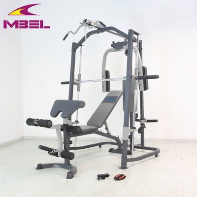 152 kg NW Grijs/Zwart Gymtoestel Smith Machine voor Krachttraining