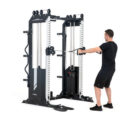 XT2 Gym Multi Function Power Rack Functionele Trainer Zwart Matt voor Indoor Workouts