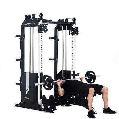Metalen lichtgrijze luxe XT2 multifunctionele trainer power rack fitnessapparatuur oefenmachine