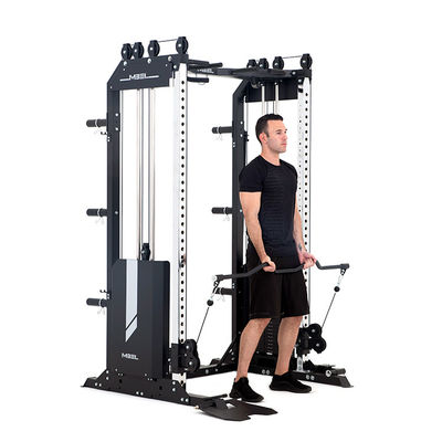 Metalen lichtgrijze luxe XT2 multifunctionele trainer power rack fitnessapparatuur oefenmachine