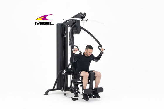 Ondersteuning LCL en OEM Service 90 kgs Gewichtsstapel Thuis Gym met dubbele functie Press Arms
