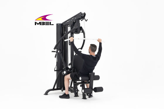 Ondersteuning LCL en OEM Service 90 kgs Gewichtsstapel Thuis Gym met dubbele functie Press Arms