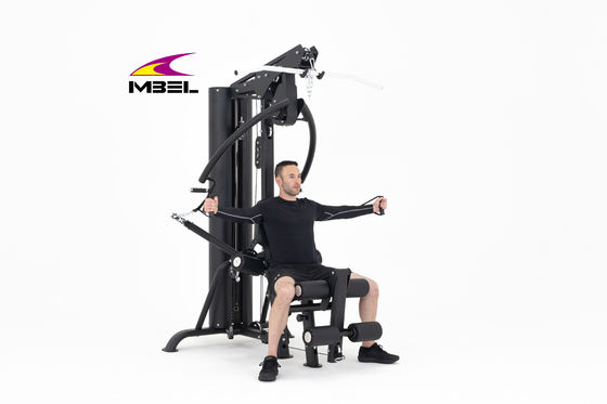 Ondersteuning LCL en OEM Service 90 kgs Gewichtsstapel Thuis Gym met dubbele functie Press Arms