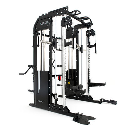 Red Multi Functional Trainer Power Rack Fitness Gym Equipment Oefenapparatuur Smith Machine Home Gym Station NW 378.2