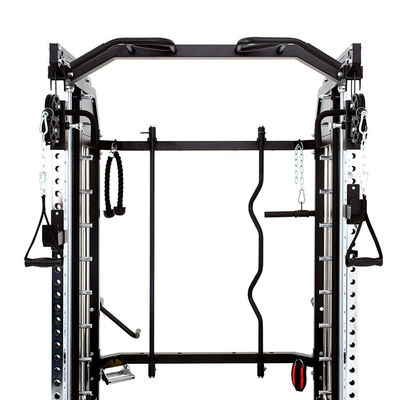 Red Multi Functional Trainer Power Rack Fitness Gym Equipment Oefenapparatuur Smith Machine Home Gym Station NW 378.2