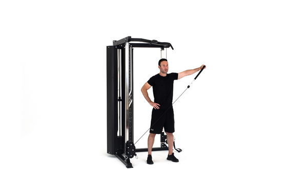 Opvouwbare multifunctionele trainer Smith Machine Ultimate Bodybuilding Fitness apparatuur