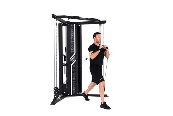 Bodybuilding Functionele trainer Home Gym apparatuur met dubbel verstelbaar katrol systeem