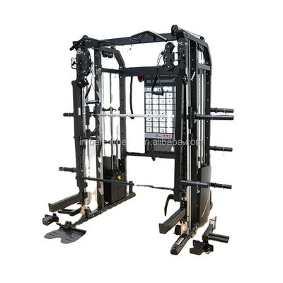 Multifunctionele gymapparatuur trainingskabelmachine met aanpasbare Smith-machine