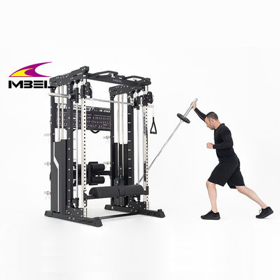 Duurzame Smith Machine All In One Gym-apparatuur met gewichtstapel voor thuis gymstation