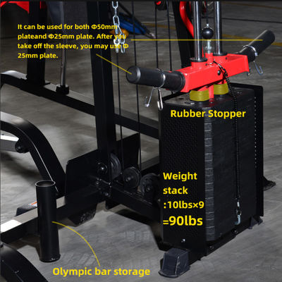 Multi Functionele Smith Machine Beste fitnessapparatuur voor thuis gym kabel crossover