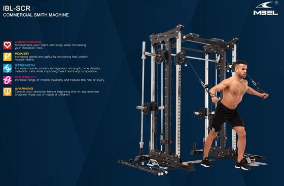 Commerciële sportschoolapparatuur Duurzame multifunctioneel kabel crossover trainer voor thuis