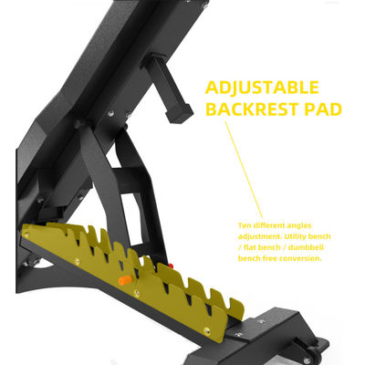 1210x742x450mm Bodybuilding Fitness Equipment Verstelbare bank voor commercieel gebruik en thuis