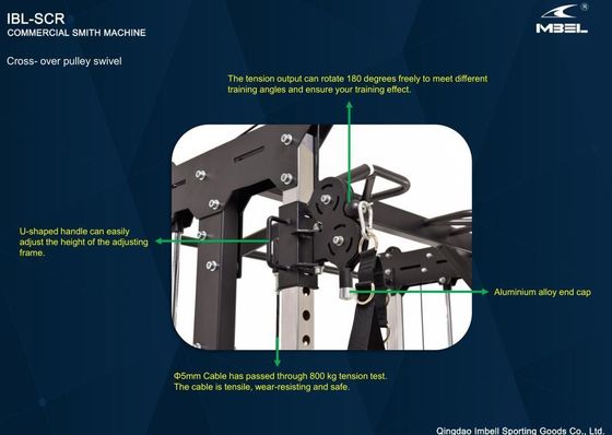 Commerciële Home Gym Multi Functionele Squat Rack Duurzame en veelzijdige Smith Machine