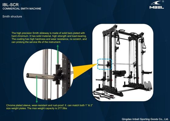 Commerciële Home Gym Multi Functionele Squat Rack Duurzame en veelzijdige Smith Machine