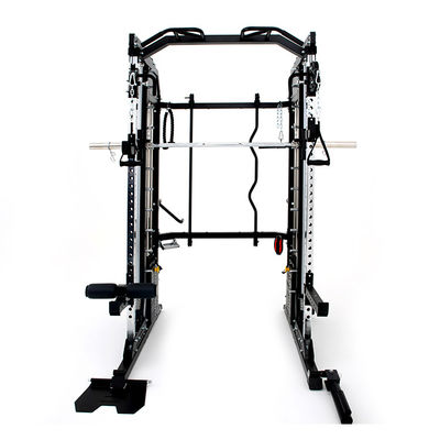 Custom Design Zilveren Grijz metalen All in One Trainer Smith Machine voor thuis trainingen