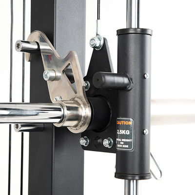 Full Smith Machine Powertec Gym All In One Oefenapparatuur Met Weight Stack Zwart Multi Function Station