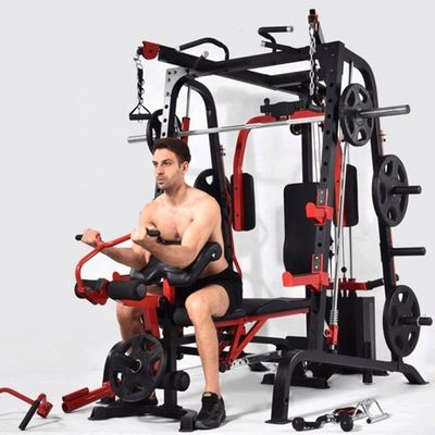 Moderne bodybuildingapparatuur Smith Machine Halve frame voor intensieve krachttraining
