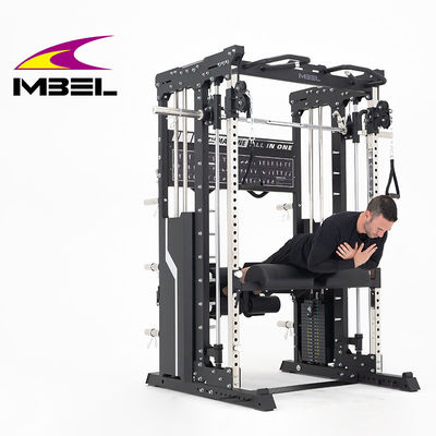 Multifunctionele geïntegreerde sportschooltrainer Bodybuilding Gym Smith Machine Squat Rack Power Rack
