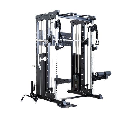 Multifunctionele geïntegreerde sportschooltrainer Bodybuilding Gym Smith Machine Squat Rack Power Rack