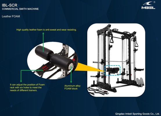 Unisex Strength Training Fitness Equipment Half Rack Power Cage Home Gym Multifunctionele Smith Machine Squat Rack
