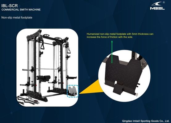 Unisex Strength Training Fitness Equipment Half Rack Power Cage Home Gym Multifunctionele Smith Machine Squat Rack