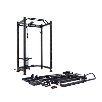 Opvouwbare Barbell Squat Power Rack Cage Met Lat Pull Down En 360 Landmine Voor Home Gym